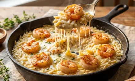 Garlic Butter Shrimp Orzo: A Quick and Flavorful Delight