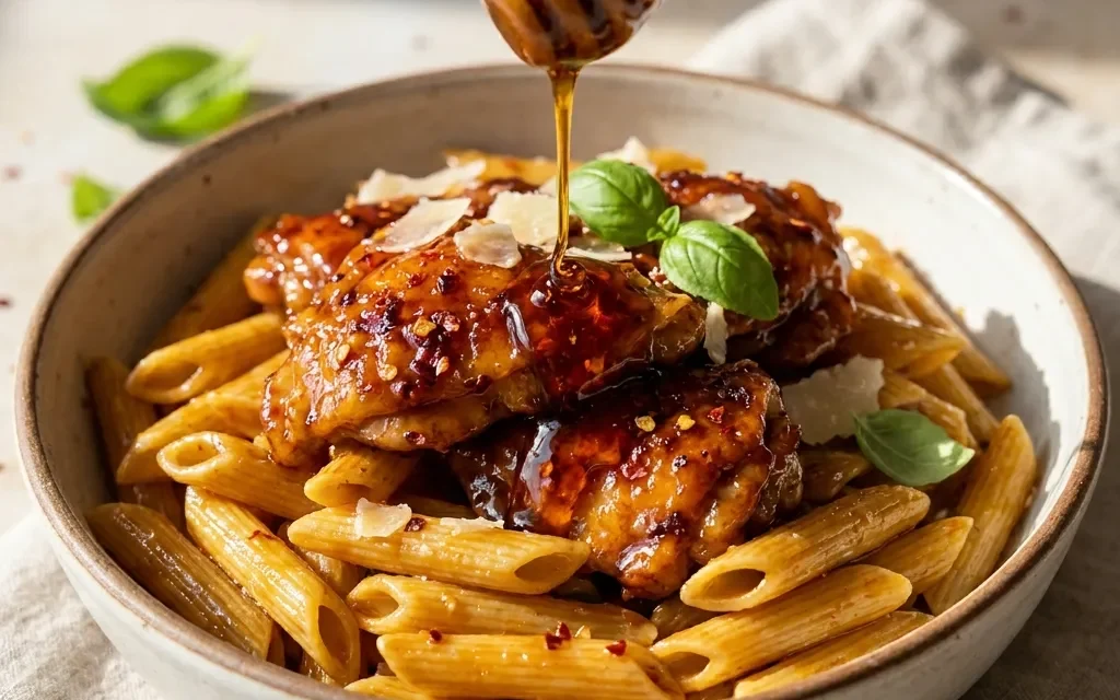 Hot Honey Chicken Pasta: A Sweet and Spicy Weeknight Favorite