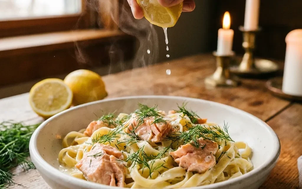 Lemon Dill Salmon Pasta: A Fresh and Flavorful Meal