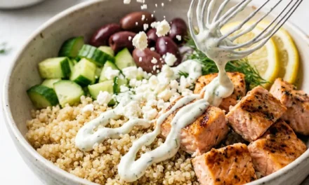 Mediterranean Salmon Bowls: A Flavorful 30-Minute Meal
