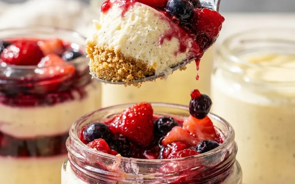 Mini Cheesecake Jars: A Delightful Dessert in a Jar