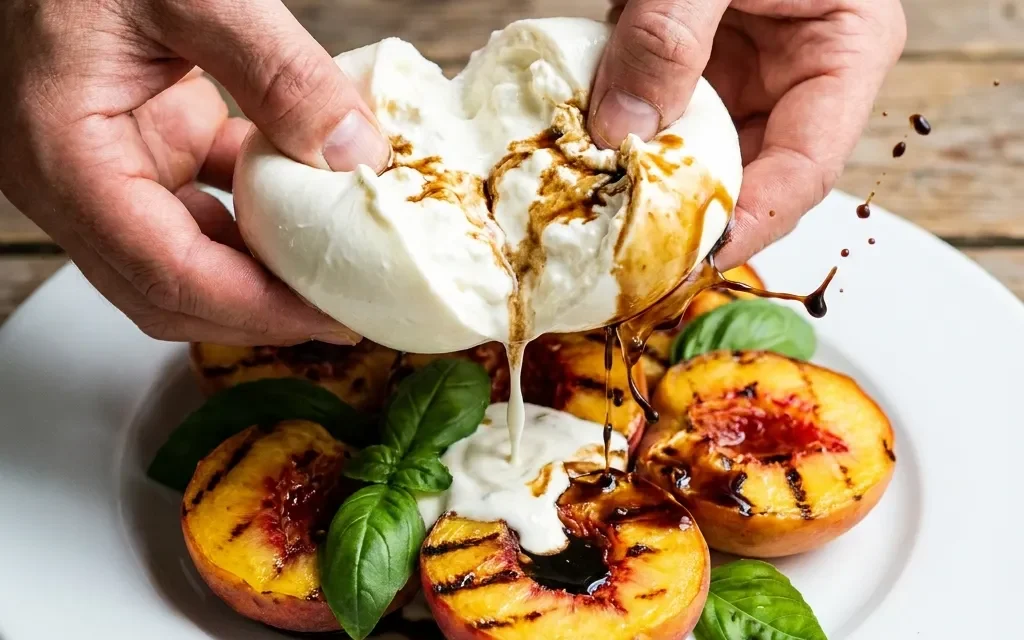 Peach Burrata Salad: A Refreshing Summer Treat