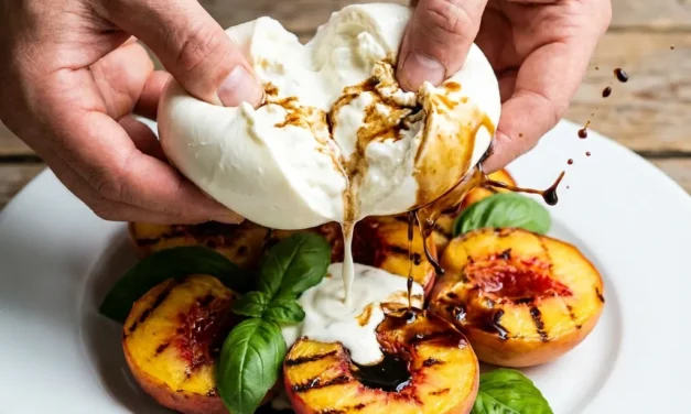 Peach Burrata Salad: A Refreshing Summer Treat