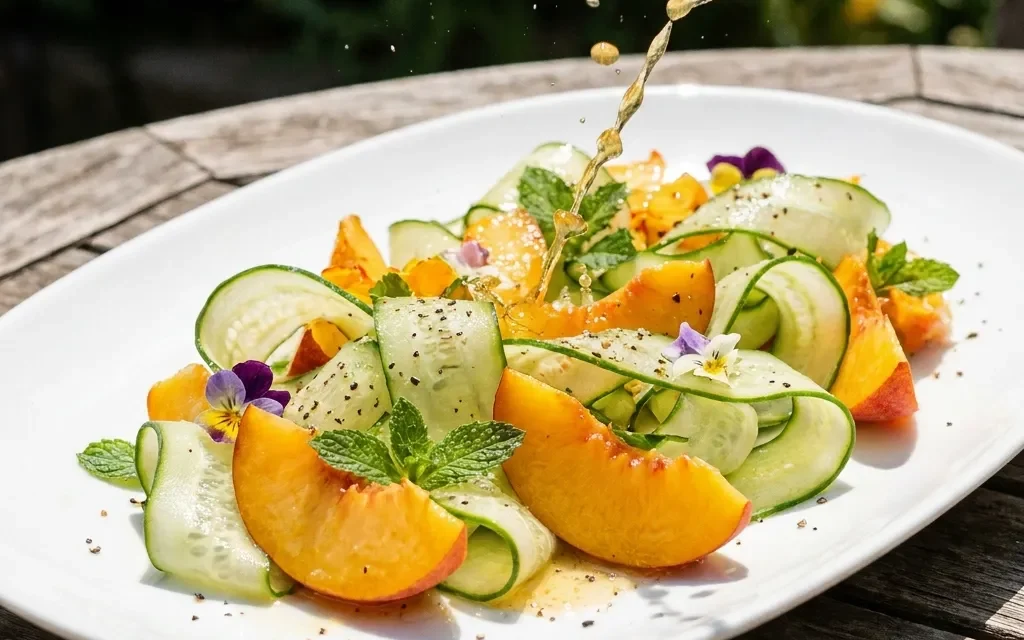 Peach Cucumber Salad: A Refreshing and Vibrant Summer Delight