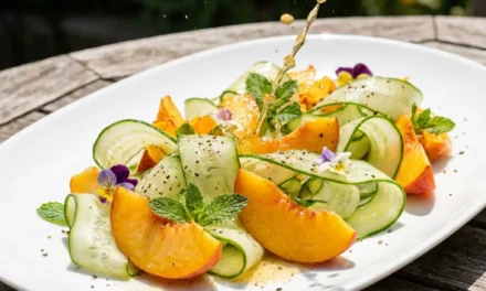 Peach Cucumber Salad: A Refreshing and Vibrant Summer Delight