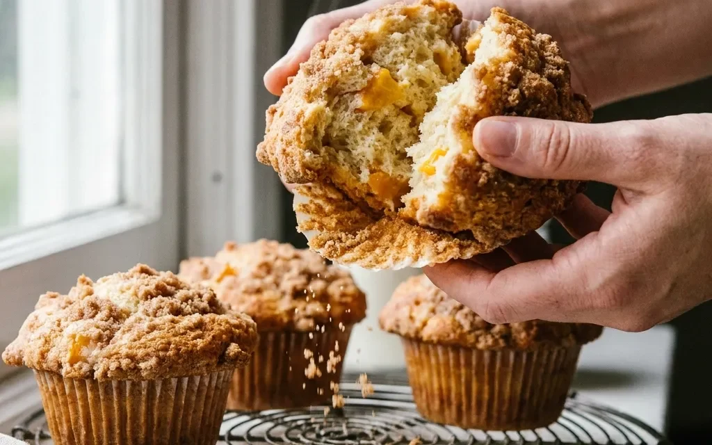 Peach Muffins: Delightfully Moist and Flavorful Baked Goodies