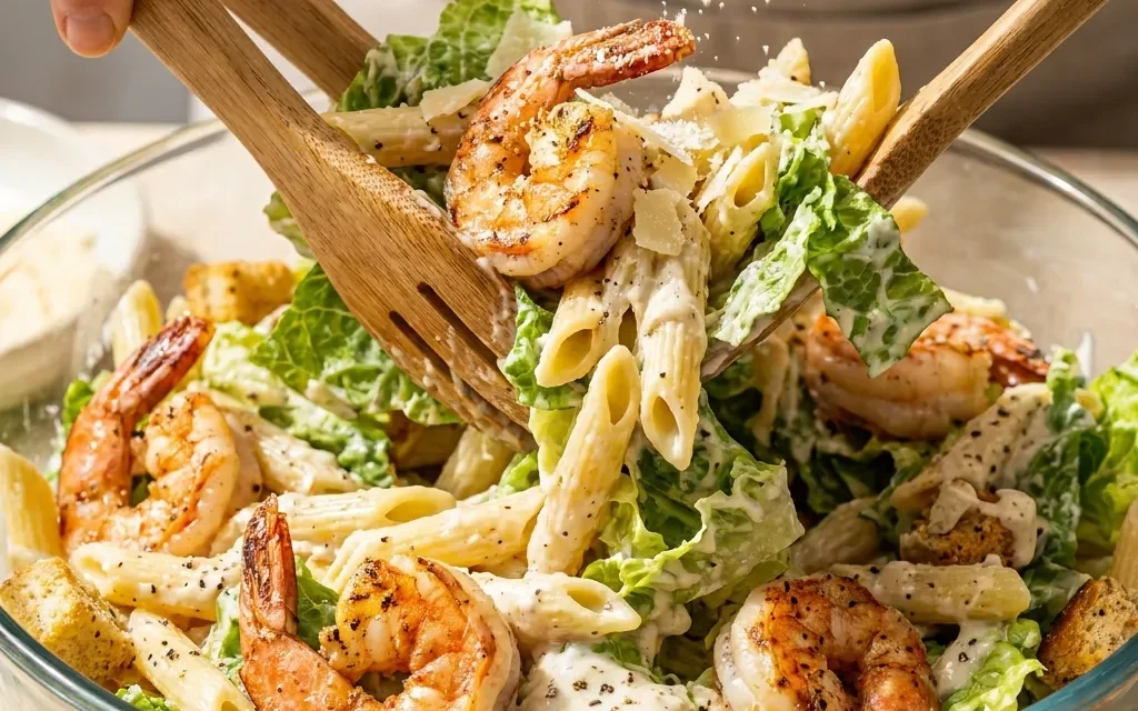 Shrimp Caesar Pasta: A Quick and Delicious Meal for Everyone