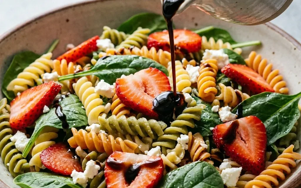 Strawberry Spinach Pasta Salad: A Fresh and Flavorful Delight