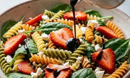 Strawberry Spinach Pasta Salad: A Fresh and Flavorful Delight