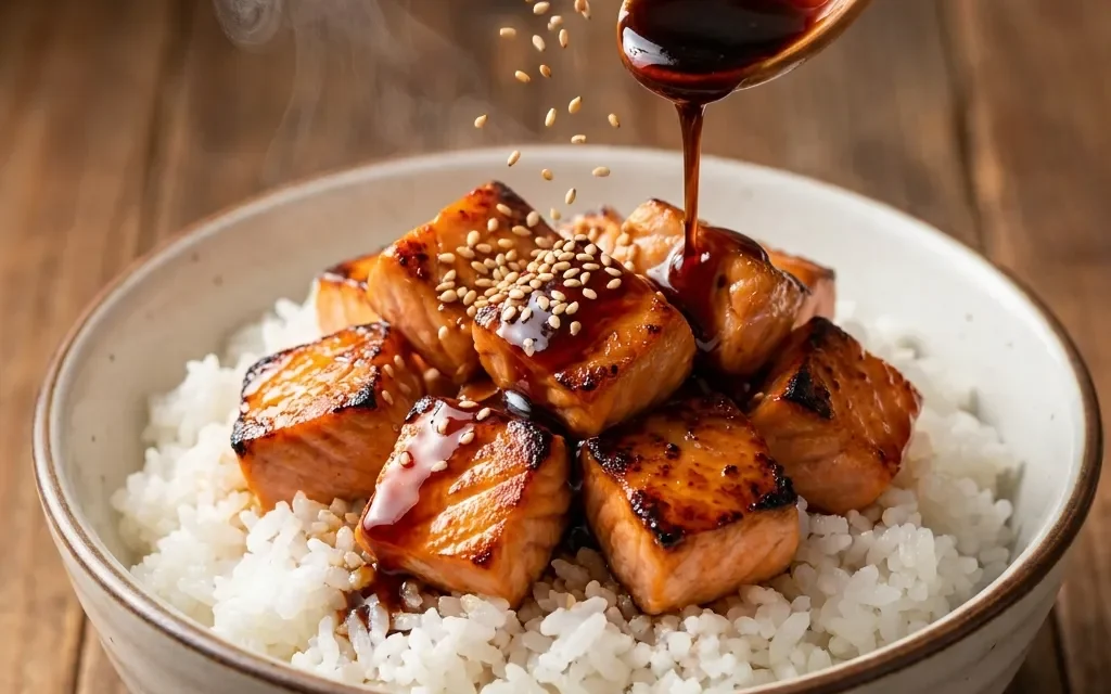 Teriyaki Salmon Rice: A Quick and Flavorful Delight