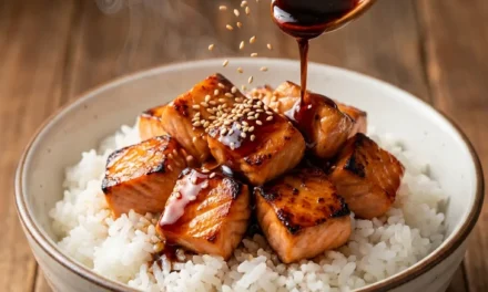 Teriyaki Salmon Rice: A Quick and Flavorful Delight