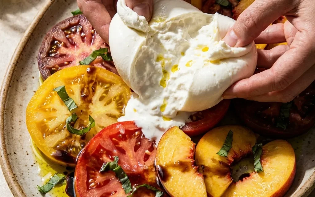 Refreshing Tomato Peach Salad: A Summer Favorite