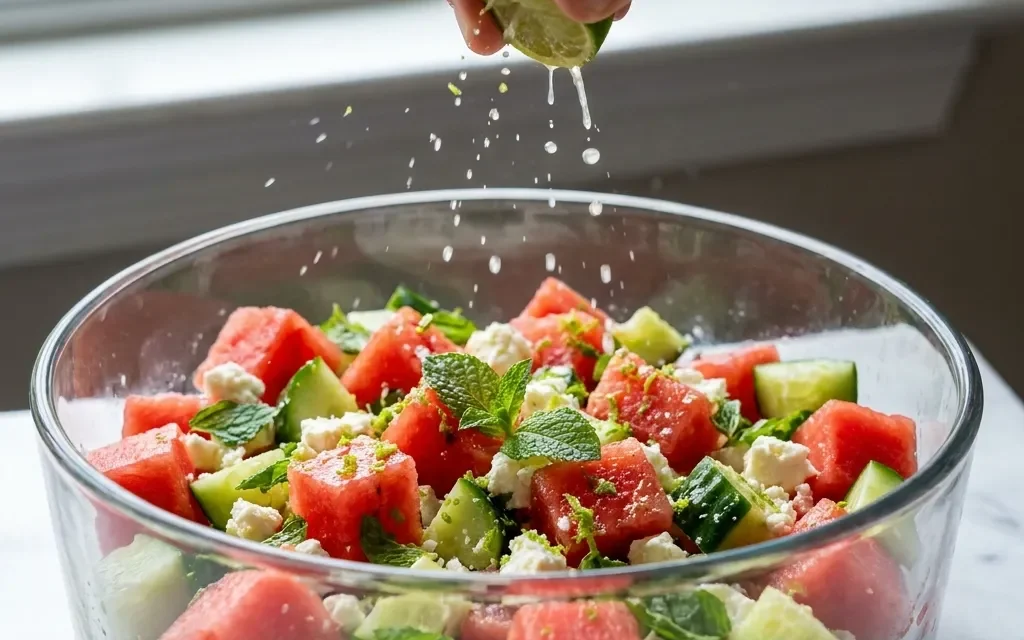 Watermelon Cucumber Feta Salad: A Refreshing Summer Favorite