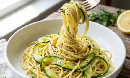 Zucchini Lemon Pasta: A Refreshing and Easy Meal Idea