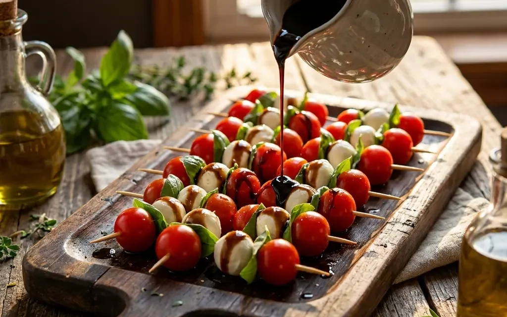 Delicious Caprese Skewers: A Perfect Appetizer for Any Occasion