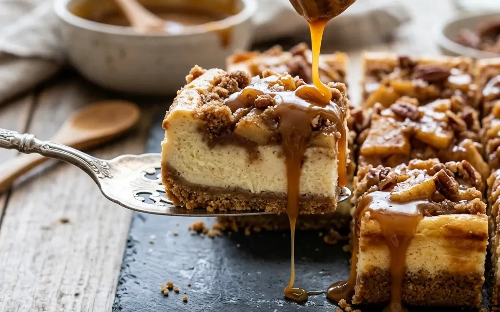Caramel Apple Cheesecake Bars: A Deliciously Sweet Treat