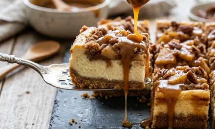 Caramel Apple Cheesecake Bars: A Deliciously Sweet Treat