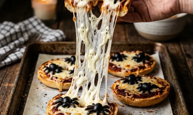 Halloween Pizza Bagels: Spooktacular Fun for the Family