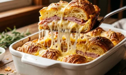 Ham Cheese Croissant Bake: A Deliciously Easy Recipe