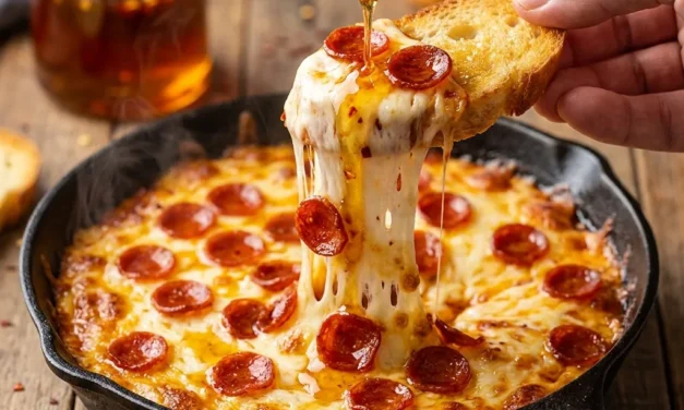 Experience the Irresistible Hot Honey Pepperoni Dip Today!