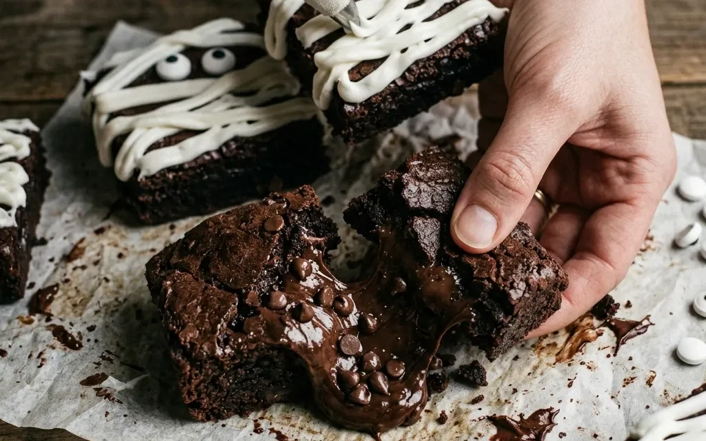 Mummy Brownies: A Delightfully Spooky Halloween Dessert