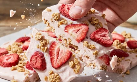 Strawberry Yogurt Bark: A Refreshing and Easy Dessert Recipe